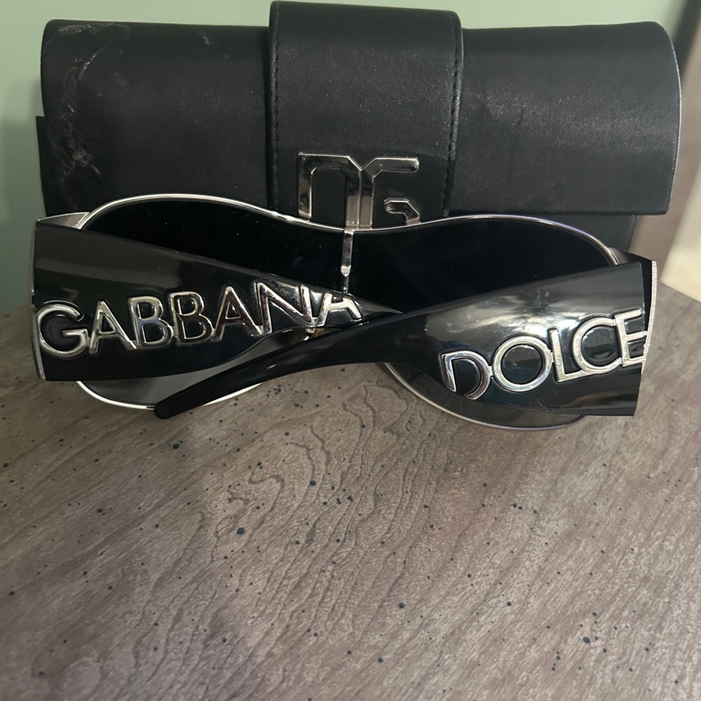 Dolce & Gabbana Glossy Black Sunglasses